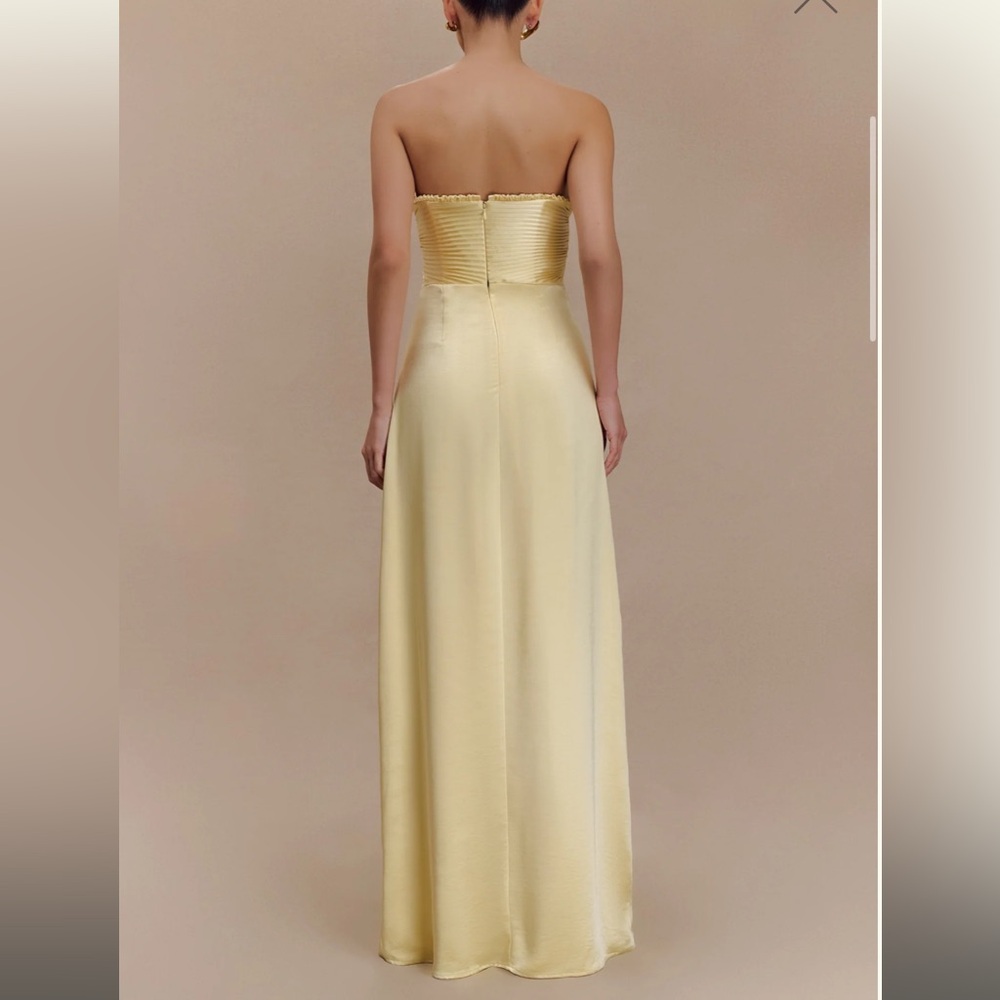 Meshki Larissa Dress - Lemon - Picture 2 of 8